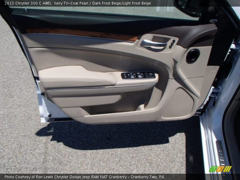 Ivory Tri-Coat Pearl / Dark Frost Beige/Light Frost Beige 2013 Chrysler 300 C AWD