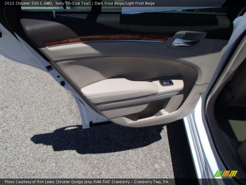 Ivory Tri-Coat Pearl / Dark Frost Beige/Light Frost Beige 2013 Chrysler 300 C AWD