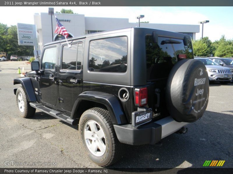 Black / Black 2011 Jeep Wrangler Unlimited Sahara 4x4