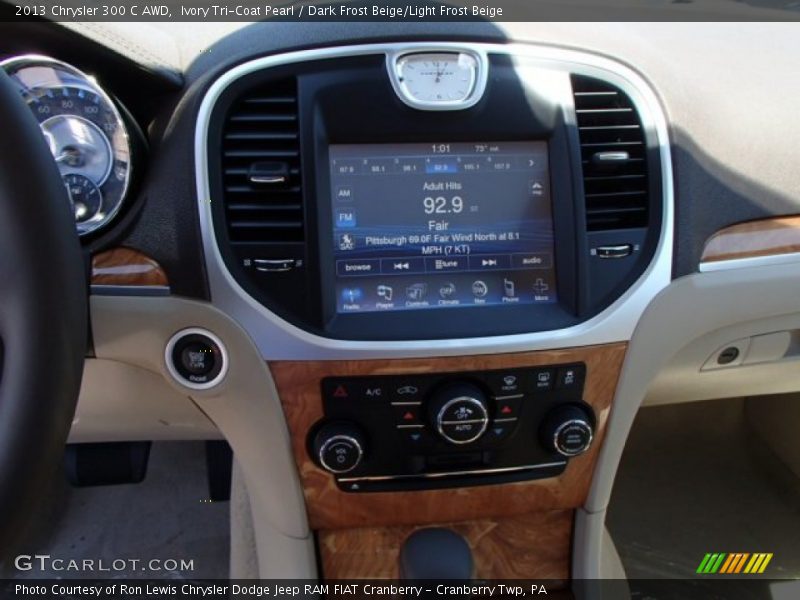 Ivory Tri-Coat Pearl / Dark Frost Beige/Light Frost Beige 2013 Chrysler 300 C AWD
