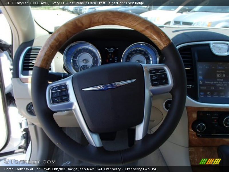 Ivory Tri-Coat Pearl / Dark Frost Beige/Light Frost Beige 2013 Chrysler 300 C AWD