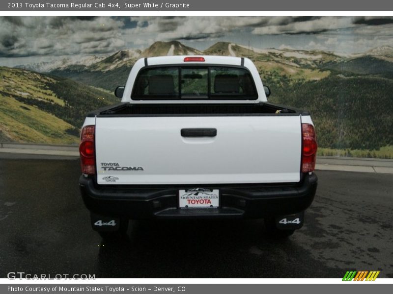 Super White / Graphite 2013 Toyota Tacoma Regular Cab 4x4