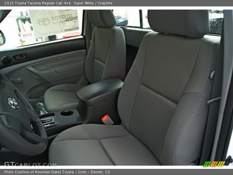 Super White / Graphite 2013 Toyota Tacoma Regular Cab 4x4