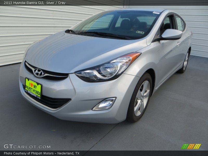 Silver / Gray 2013 Hyundai Elantra GLS