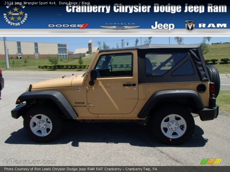 Dune Beige / Black 2013 Jeep Wrangler Sport 4x4
