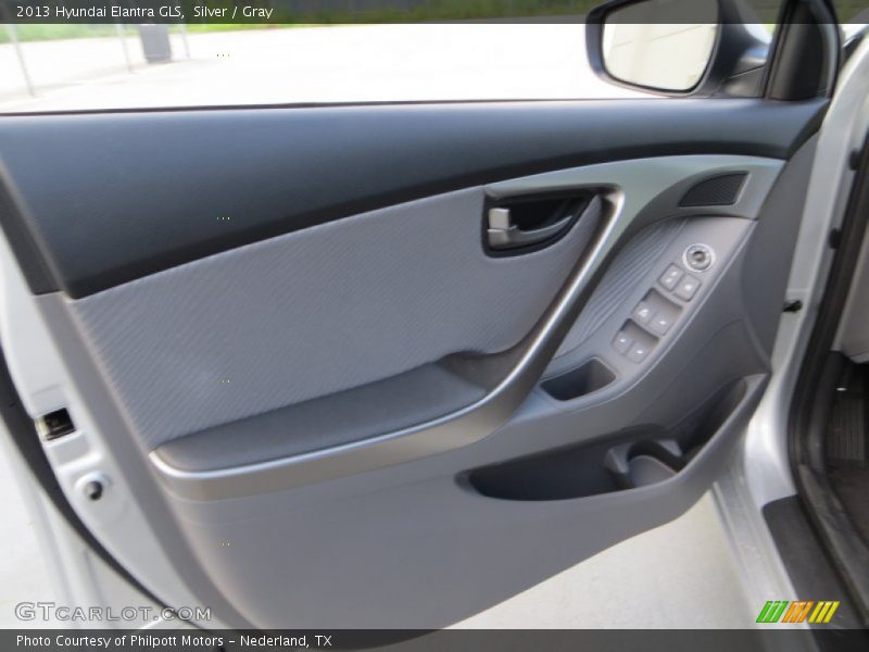 Silver / Gray 2013 Hyundai Elantra GLS
