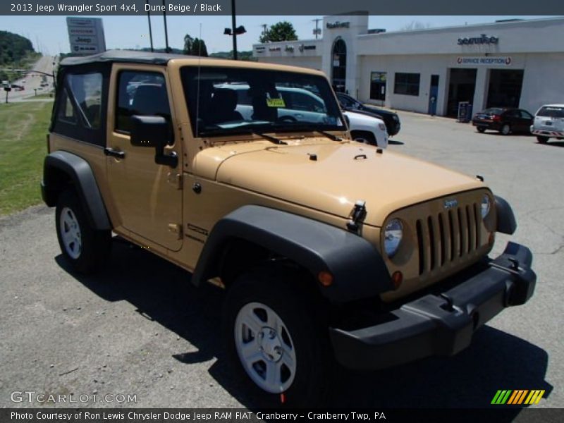 Dune Beige / Black 2013 Jeep Wrangler Sport 4x4
