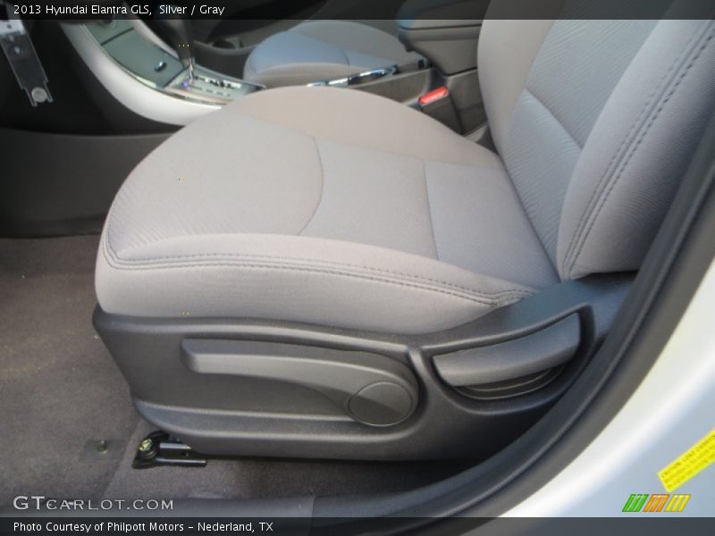 Silver / Gray 2013 Hyundai Elantra GLS