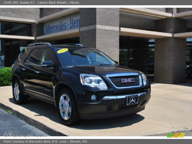 Carbon Black Metallic / Ebony 2008 GMC Acadia SLT