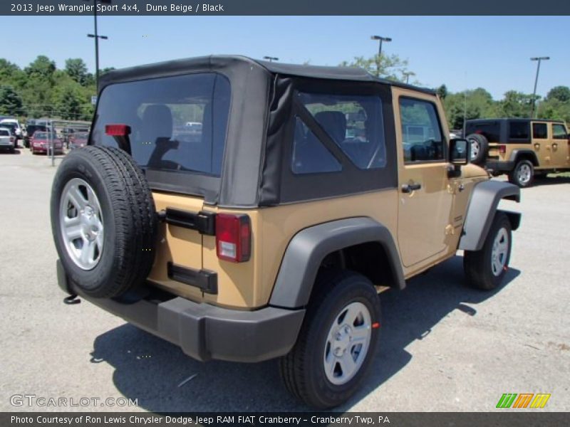 Dune Beige / Black 2013 Jeep Wrangler Sport 4x4