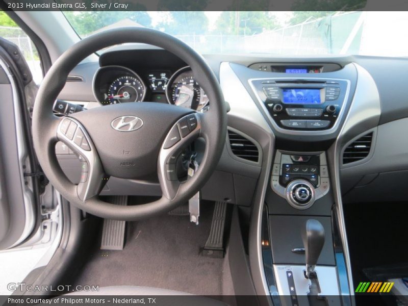 Silver / Gray 2013 Hyundai Elantra GLS