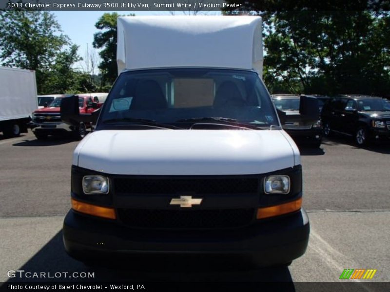 Summit White / Medium Pewter 2013 Chevrolet Express Cutaway 3500 Utility Van
