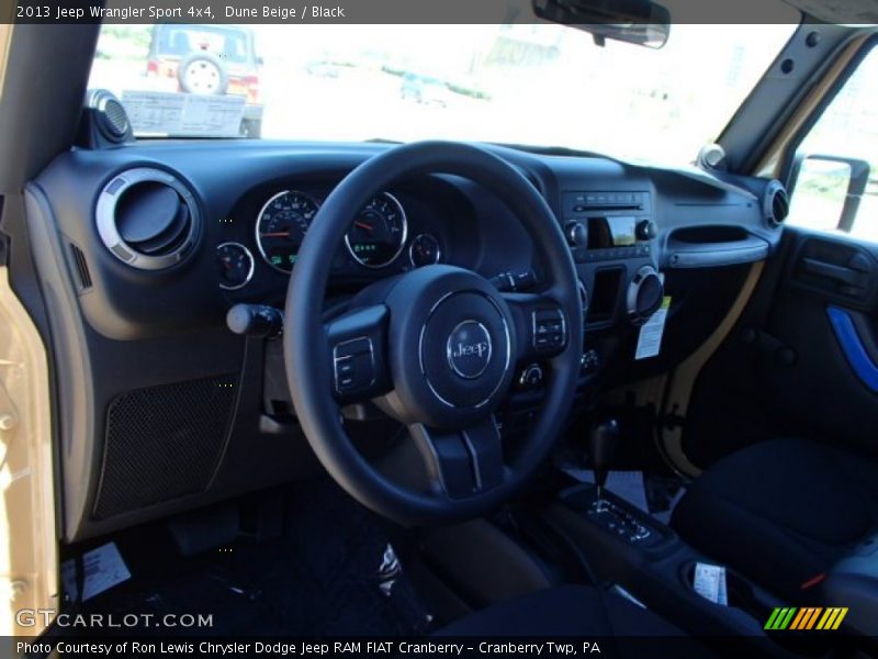 Dune Beige / Black 2013 Jeep Wrangler Sport 4x4
