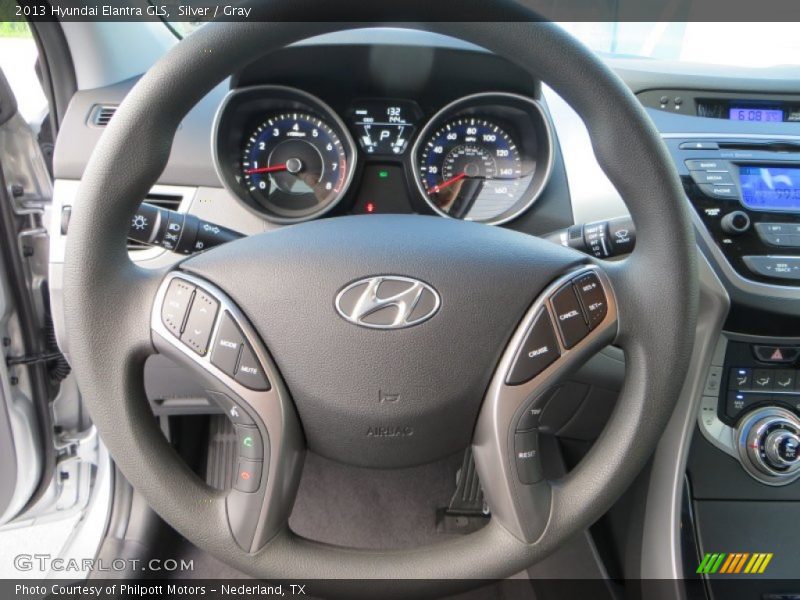 Silver / Gray 2013 Hyundai Elantra GLS