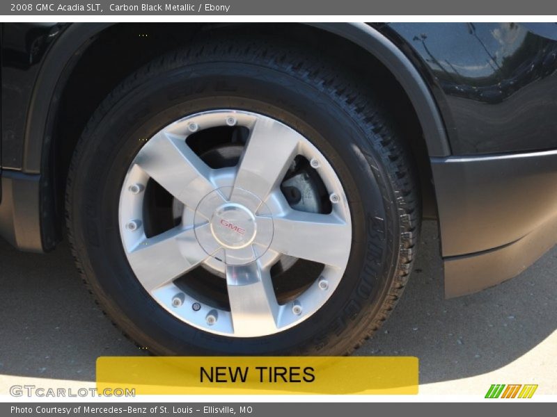 Carbon Black Metallic / Ebony 2008 GMC Acadia SLT
