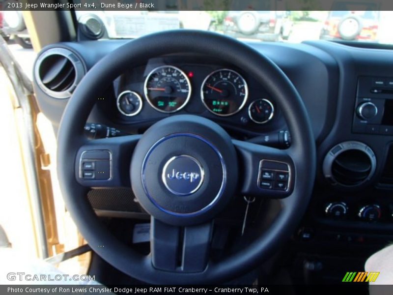 Dune Beige / Black 2013 Jeep Wrangler Sport 4x4