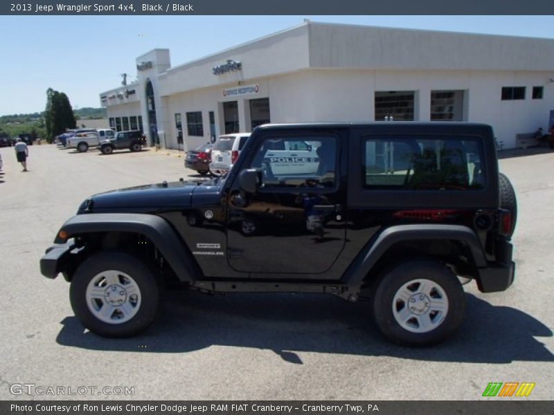 Black / Black 2013 Jeep Wrangler Sport 4x4
