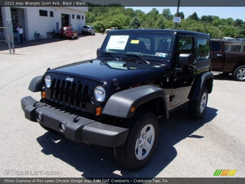 Black / Black 2013 Jeep Wrangler Sport 4x4