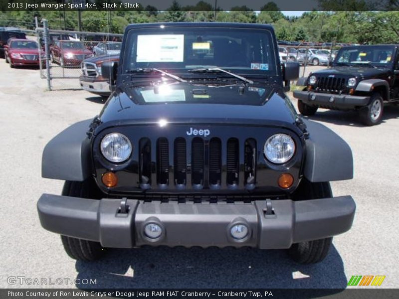 Black / Black 2013 Jeep Wrangler Sport 4x4