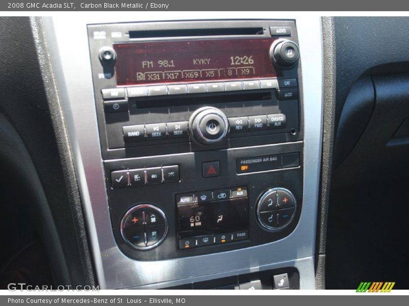 Carbon Black Metallic / Ebony 2008 GMC Acadia SLT