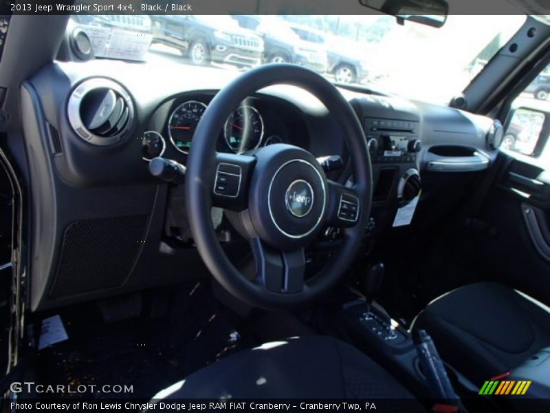 Black / Black 2013 Jeep Wrangler Sport 4x4