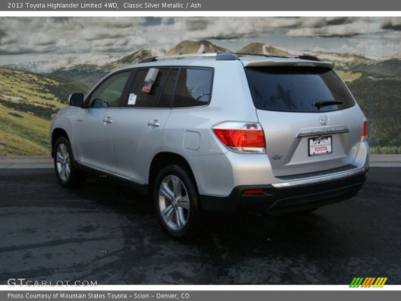 Classic Silver Metallic / Ash 2013 Toyota Highlander Limited 4WD