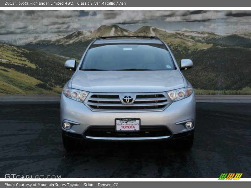 Classic Silver Metallic / Ash 2013 Toyota Highlander Limited 4WD
