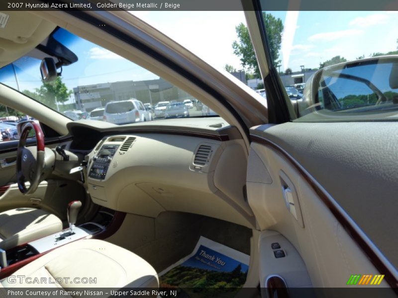 Golden Beige Metallic / Beige 2007 Hyundai Azera Limited