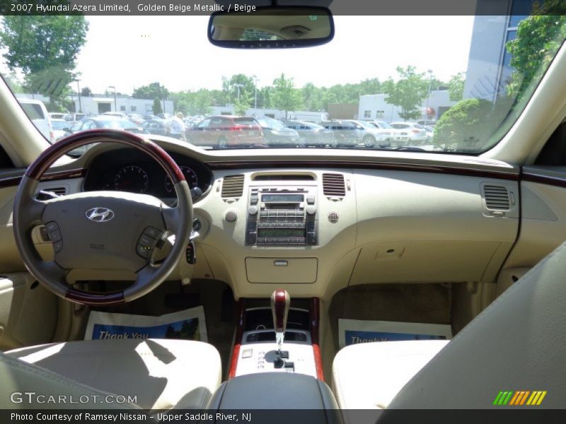 Golden Beige Metallic / Beige 2007 Hyundai Azera Limited