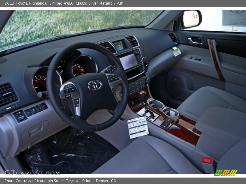 Classic Silver Metallic / Ash 2013 Toyota Highlander Limited 4WD
