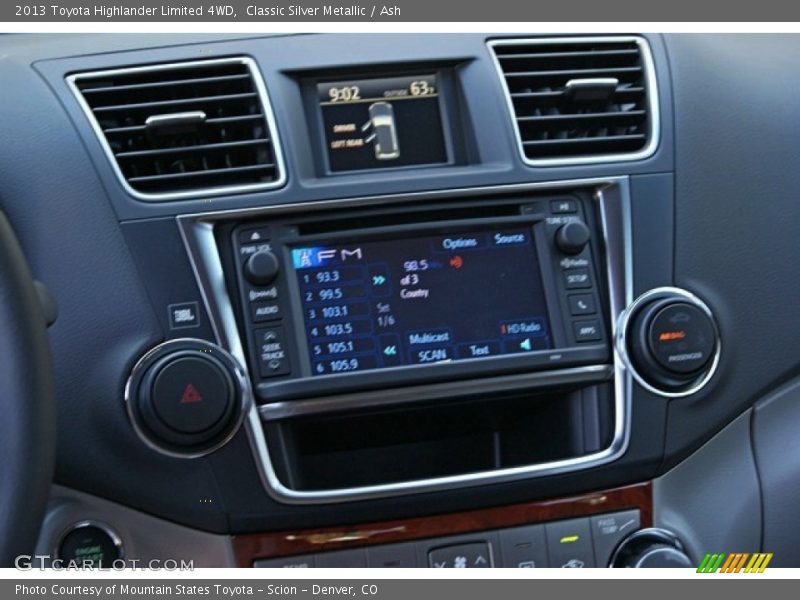 Classic Silver Metallic / Ash 2013 Toyota Highlander Limited 4WD