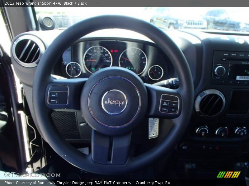 Black / Black 2013 Jeep Wrangler Sport 4x4