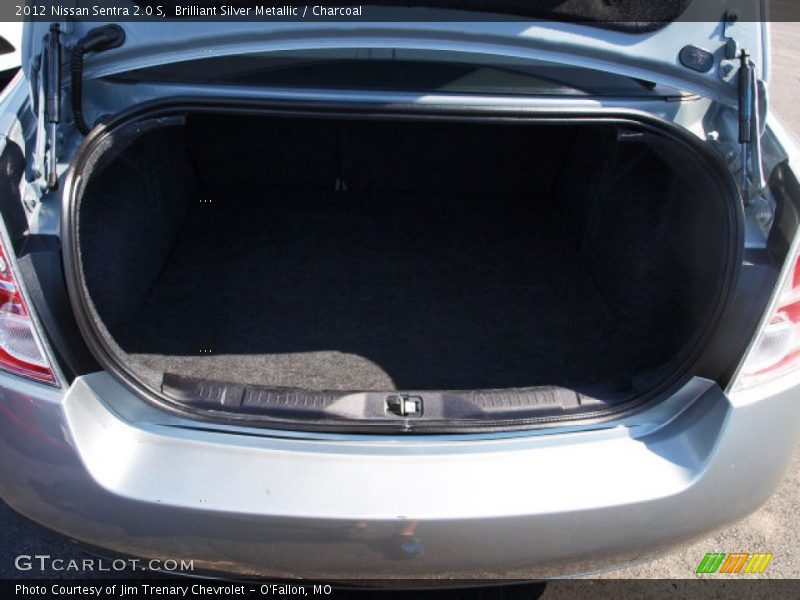 Brilliant Silver Metallic / Charcoal 2012 Nissan Sentra 2.0 S
