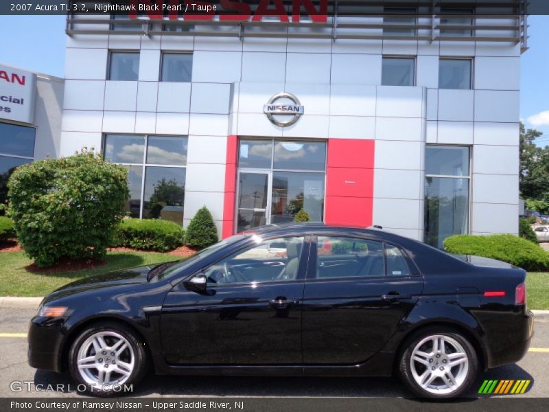 Nighthawk Black Pearl / Taupe 2007 Acura TL 3.2