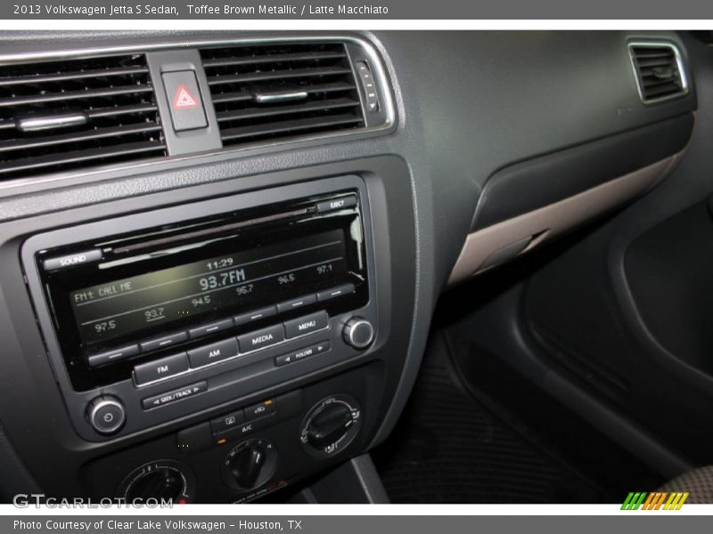 Toffee Brown Metallic / Latte Macchiato 2013 Volkswagen Jetta S Sedan