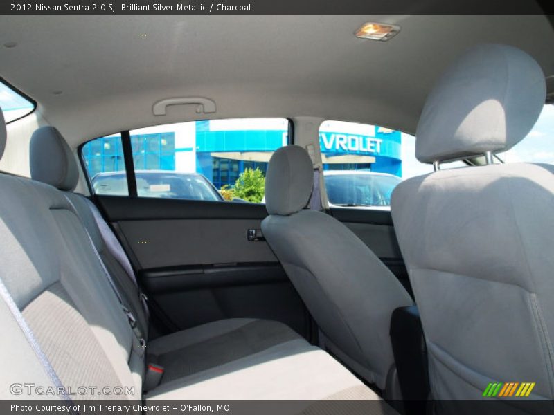 Brilliant Silver Metallic / Charcoal 2012 Nissan Sentra 2.0 S
