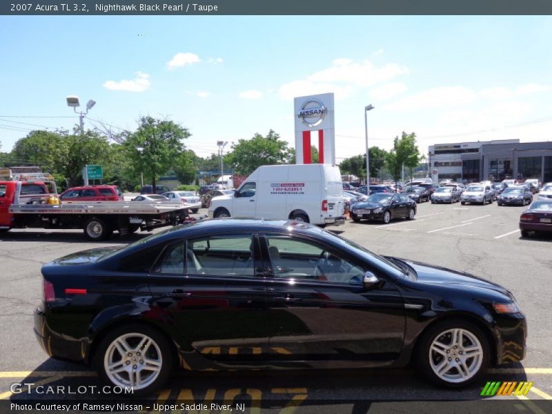 Nighthawk Black Pearl / Taupe 2007 Acura TL 3.2