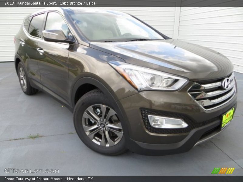 Cabo Bronze / Beige 2013 Hyundai Santa Fe Sport