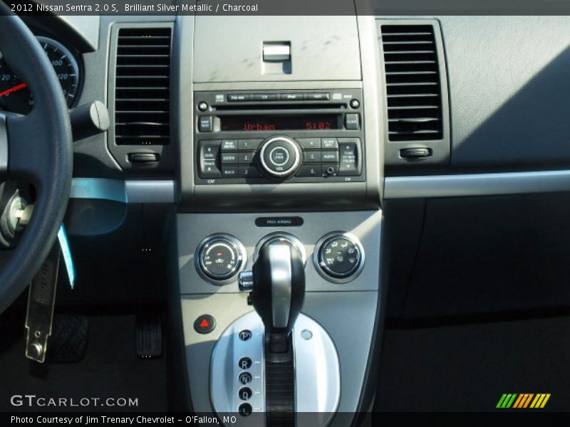 Brilliant Silver Metallic / Charcoal 2012 Nissan Sentra 2.0 S