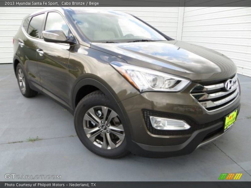 Cabo Bronze / Beige 2013 Hyundai Santa Fe Sport