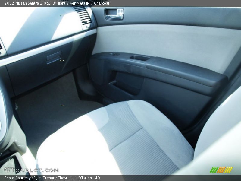 Brilliant Silver Metallic / Charcoal 2012 Nissan Sentra 2.0 S