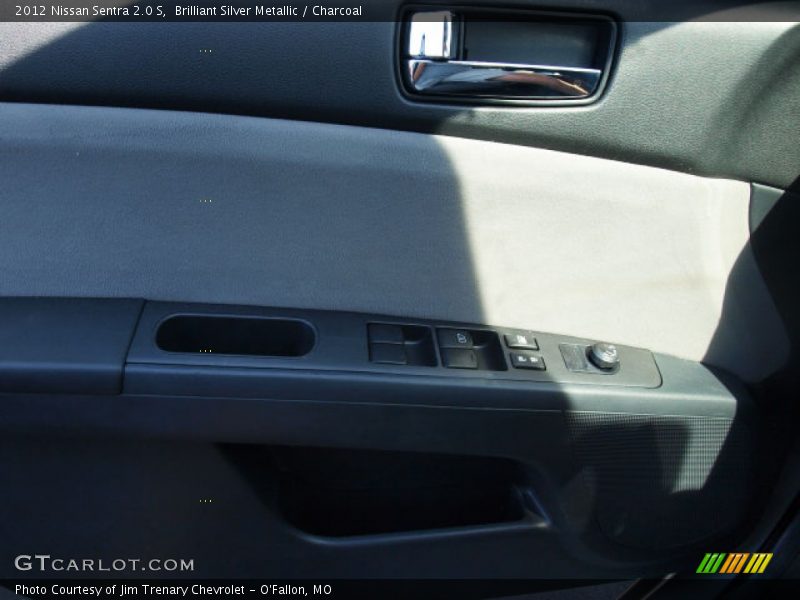Brilliant Silver Metallic / Charcoal 2012 Nissan Sentra 2.0 S