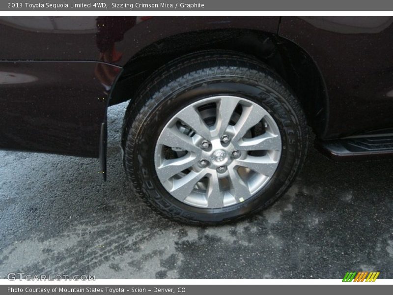 Sizzling Crimson Mica / Graphite 2013 Toyota Sequoia Limited 4WD