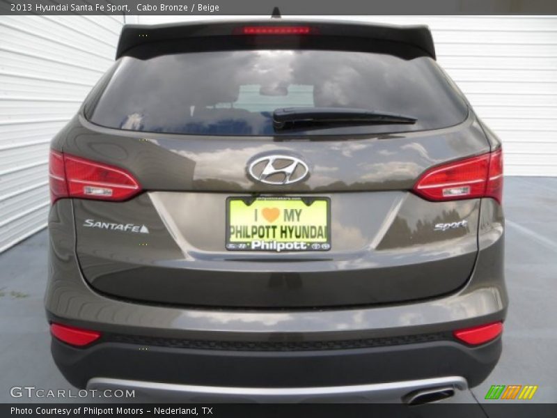 Cabo Bronze / Beige 2013 Hyundai Santa Fe Sport