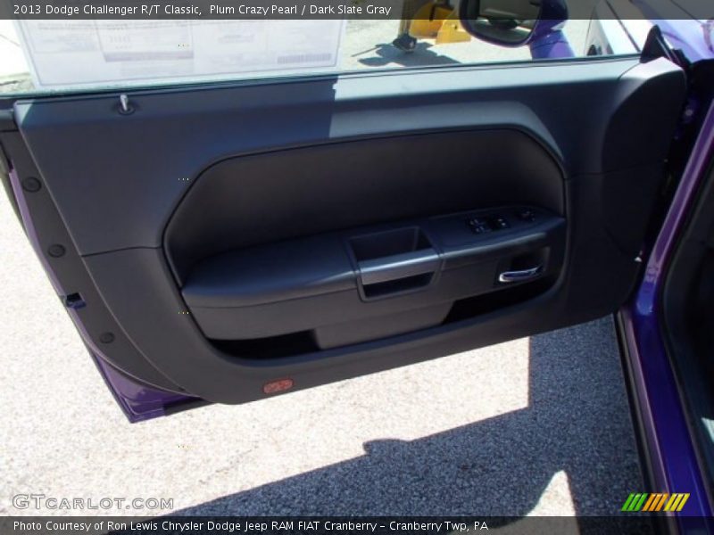 Plum Crazy Pearl / Dark Slate Gray 2013 Dodge Challenger R/T Classic