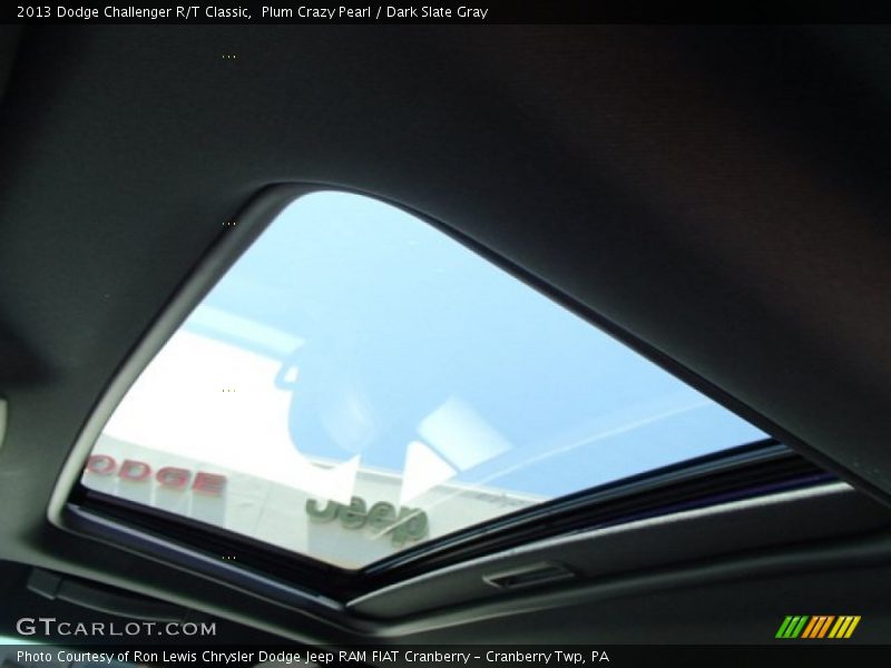Plum Crazy Pearl / Dark Slate Gray 2013 Dodge Challenger R/T Classic