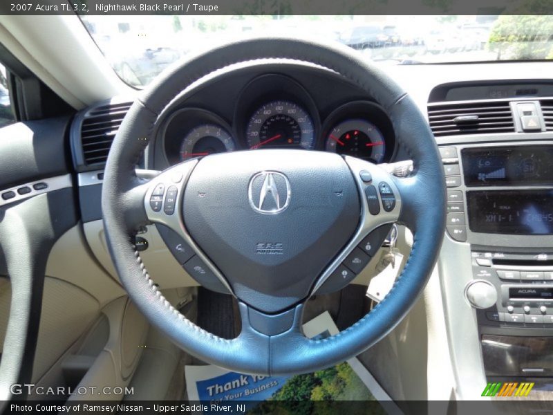 Nighthawk Black Pearl / Taupe 2007 Acura TL 3.2