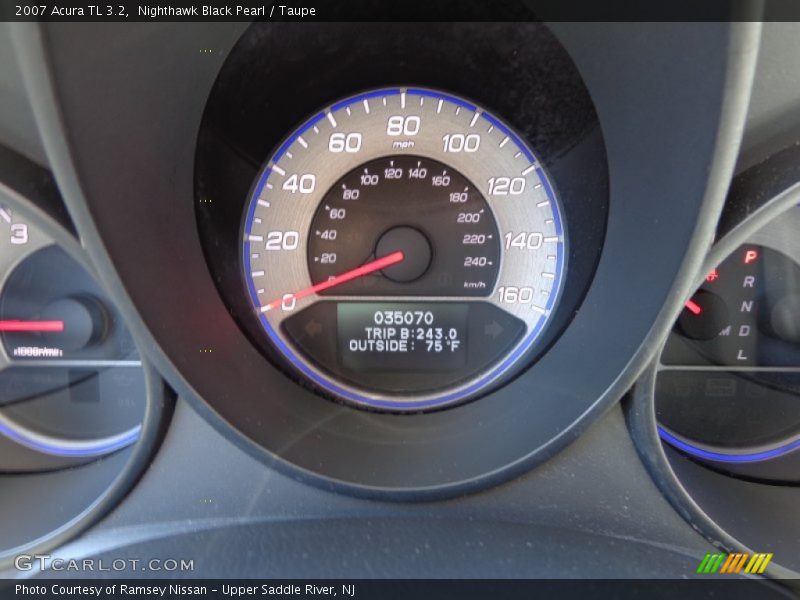 Nighthawk Black Pearl / Taupe 2007 Acura TL 3.2