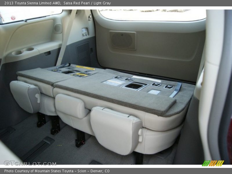 Salsa Red Pearl / Light Gray 2013 Toyota Sienna Limited AWD