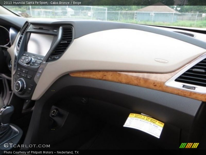 Cabo Bronze / Beige 2013 Hyundai Santa Fe Sport